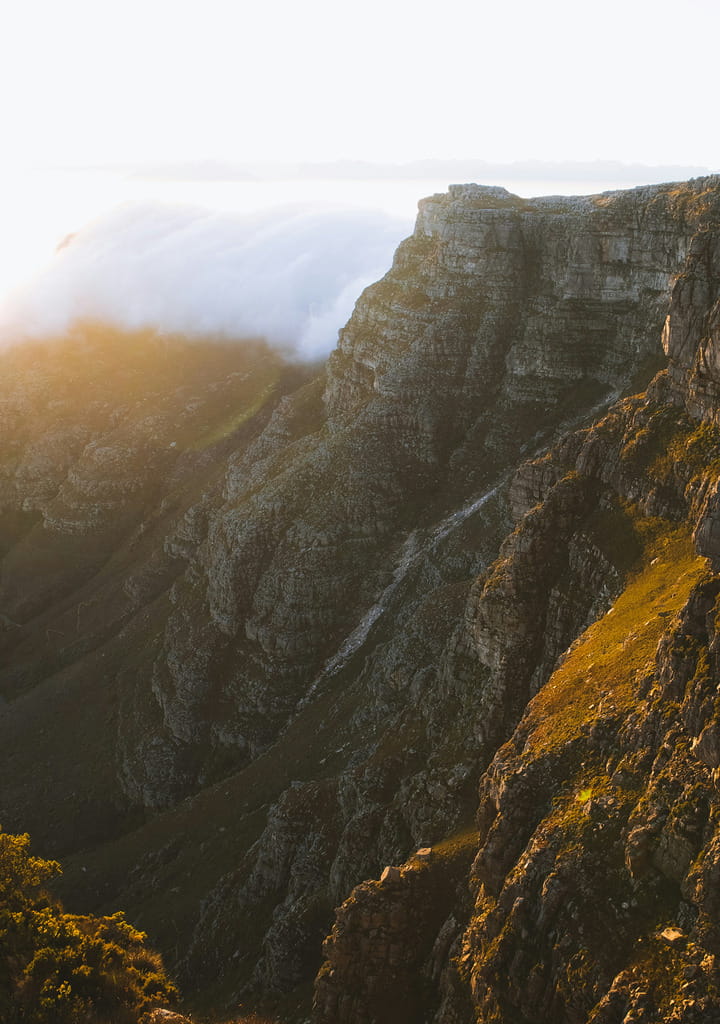 A mountain valley