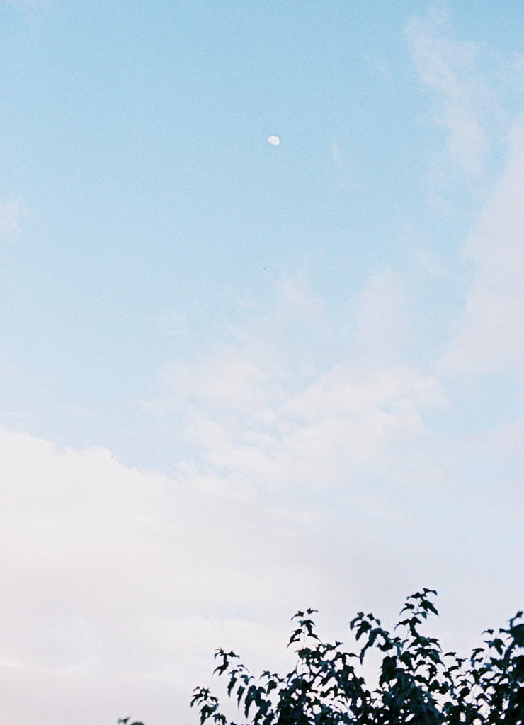 Blue sky with light clouds